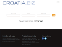 Tablet Screenshot of croatia.biz